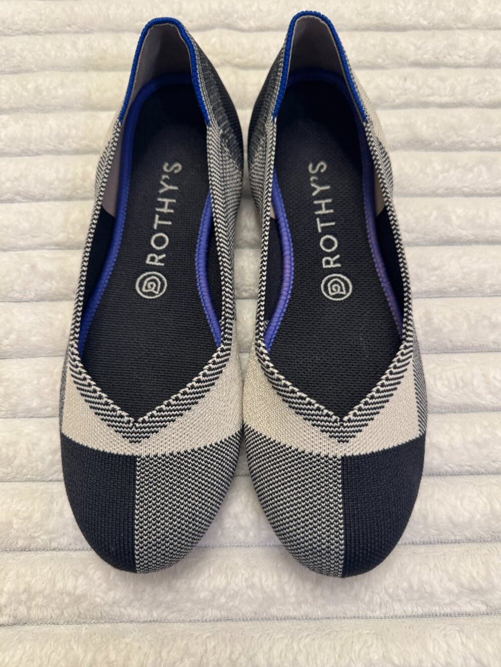 Rothy's Flats Colorblock Size 8.5